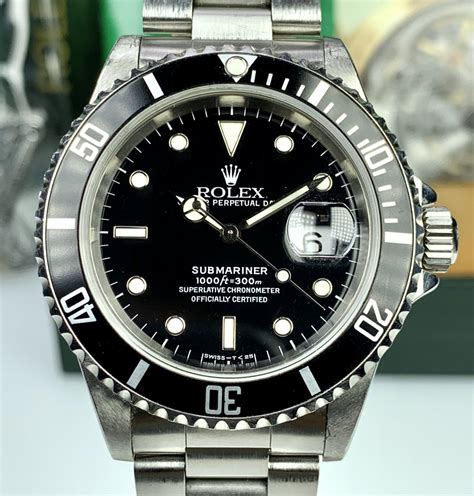 rolex submariner 1995 price|rolex submariner 16610 year.